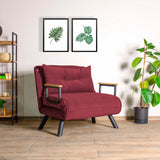 Fotoliu extensibil Sando Single, Diverse culori, Diverse dimensiuni - Maroon - 67x50x41 cm | SKU: 859FTN2327 | Fotoliu extensibil Sando Single, varianta Maroon - 67x50x41 cm, produs pentru amenajarea locuinței, disponibil online în România la CasaMob