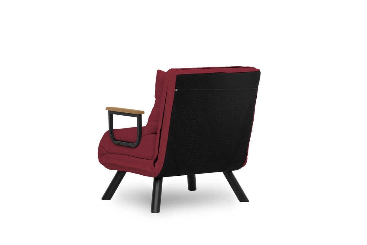 Fotoliu extensibil Sando Single, Diverse culori, Diverse dimensiuni - Maroon - 67x50x41 cm | SKU: 859FTN2327 | Fotoliu extensibil Sando Single, varianta Maroon - 67x50x41 cm, produs pentru amenajarea locuinței, disponibil online în România la CasaMob