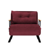 Fotoliu extensibil Sando Single, Diverse culori, Diverse dimensiuni - Maroon - 67x50x41 cm | SKU: 859FTN2327 | Fotoliu extensibil Sando Single, varianta Maroon - 67x50x41 cm, produs pentru amenajarea locuinței, disponibil online în România la CasaMob