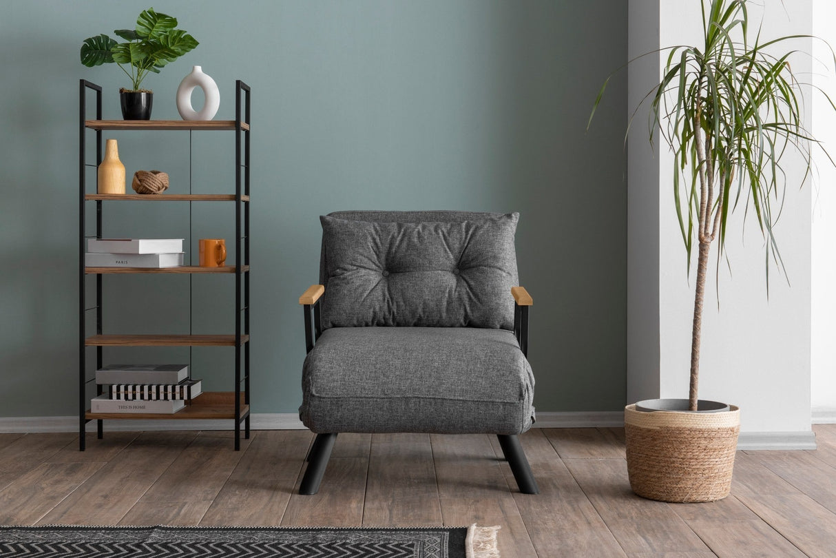 Fotoliu extensibil Sando Single, Diverse culori, Diverse dimensiuni - Gri deschis - 67x50x41 cm | SKU: 859FTN2819 | Fotoliu extensibil Sando Single, varianta Gri deschis - 67x50x41 cm, produs pentru amenajarea locuinței, disponibil online în România la CasaMob