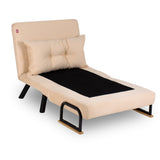 Fotoliu extensibil Sando Single, Diverse culori, Diverse dimensiuni - Crem - 67x50x41 cm | SKU: 859FTN2314 | Fotoliu extensibil Sando Single, varianta Crem - 67x50x41 cm, produs pentru amenajarea locuinței, disponibil online în România la CasaMob