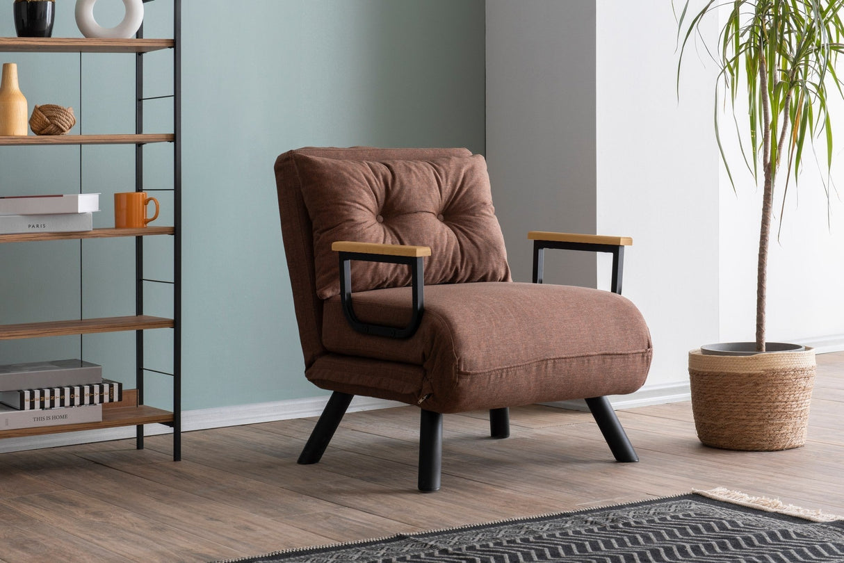 Fotoliu extensibil Sando Single, Diverse culori, Diverse dimensiuni - Maro deschis - 67x50x41 cm | SKU: 859FTN2822 | Fotoliu extensibil Sando Single, varianta Maro deschis - 67x50x41 cm, produs pentru amenajarea locuinței, disponibil online în România la CasaMob