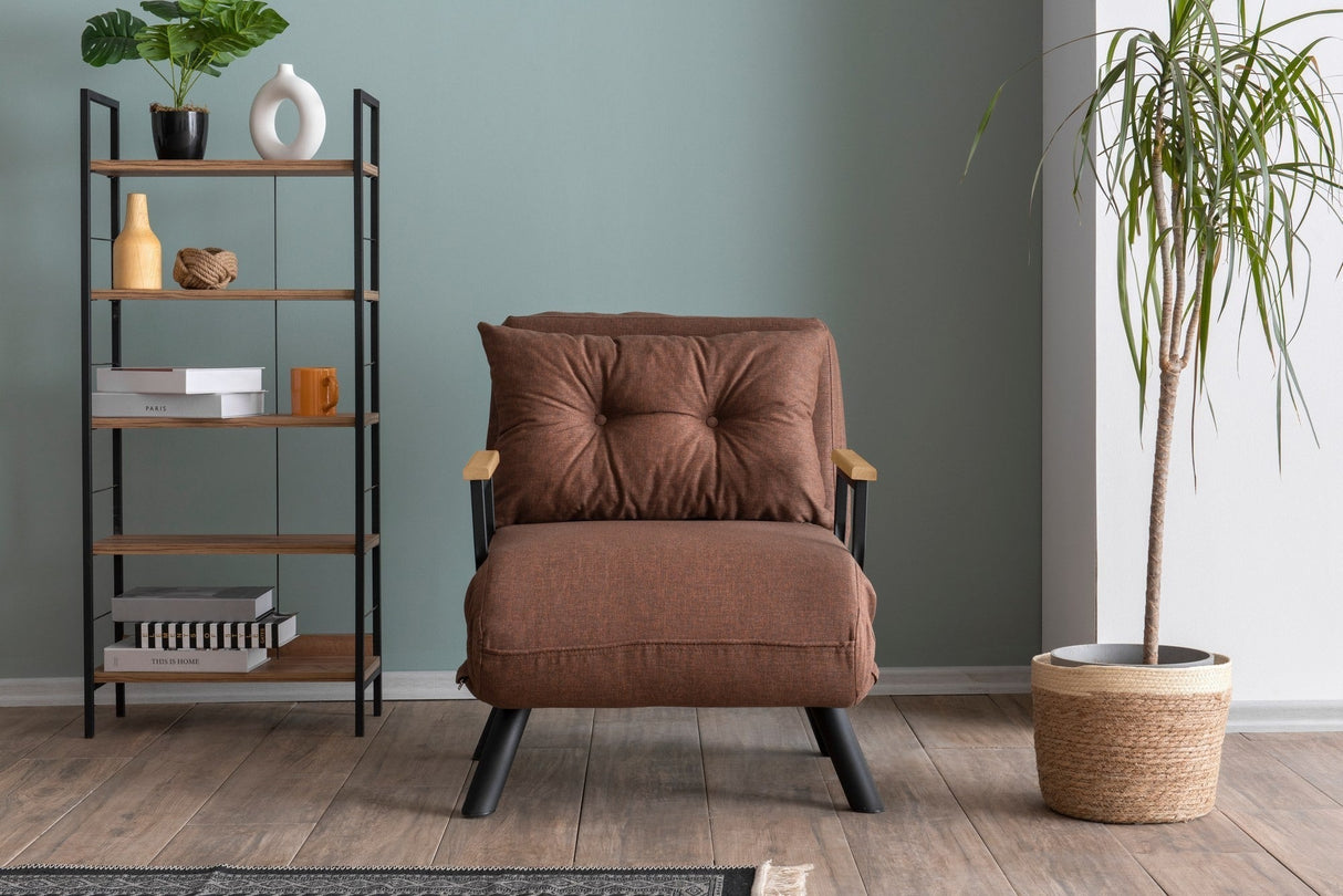 Fotoliu extensibil Sando Single, Diverse culori, Diverse dimensiuni - Maro deschis - 67x50x41 cm | SKU: 859FTN2822 | Fotoliu extensibil Sando Single, varianta Maro deschis - 67x50x41 cm, produs pentru amenajarea locuinței, disponibil online în România la CasaMob