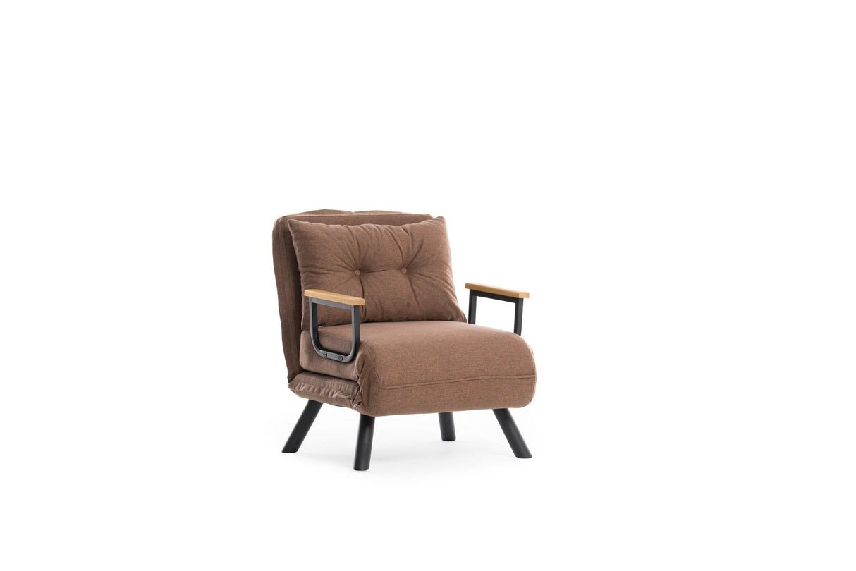 Fotoliu extensibil Sando Single, Diverse culori, Diverse dimensiuni - Maro deschis - 67x50x41 cm | SKU: 859FTN2822 | Fotoliu extensibil Sando Single, varianta Maro deschis - 67x50x41 cm, produs pentru amenajarea locuinței, disponibil online în România la CasaMob