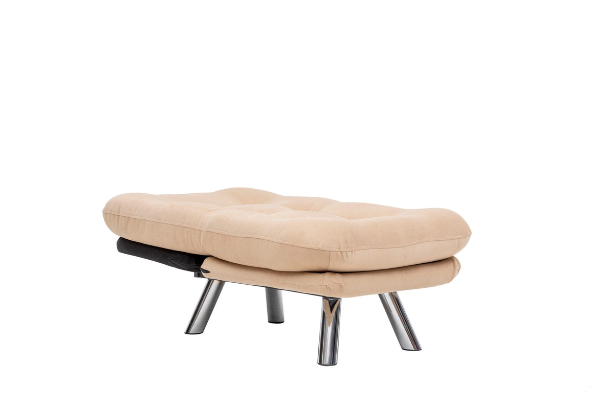 Crem | SKU: 859FTN2320 | Fotoliu extensibil Misa Small Solo, 70x52x40 cm, varianta Crem, produs pentru amenajarea locuinței, disponibil online în România la CasaMob