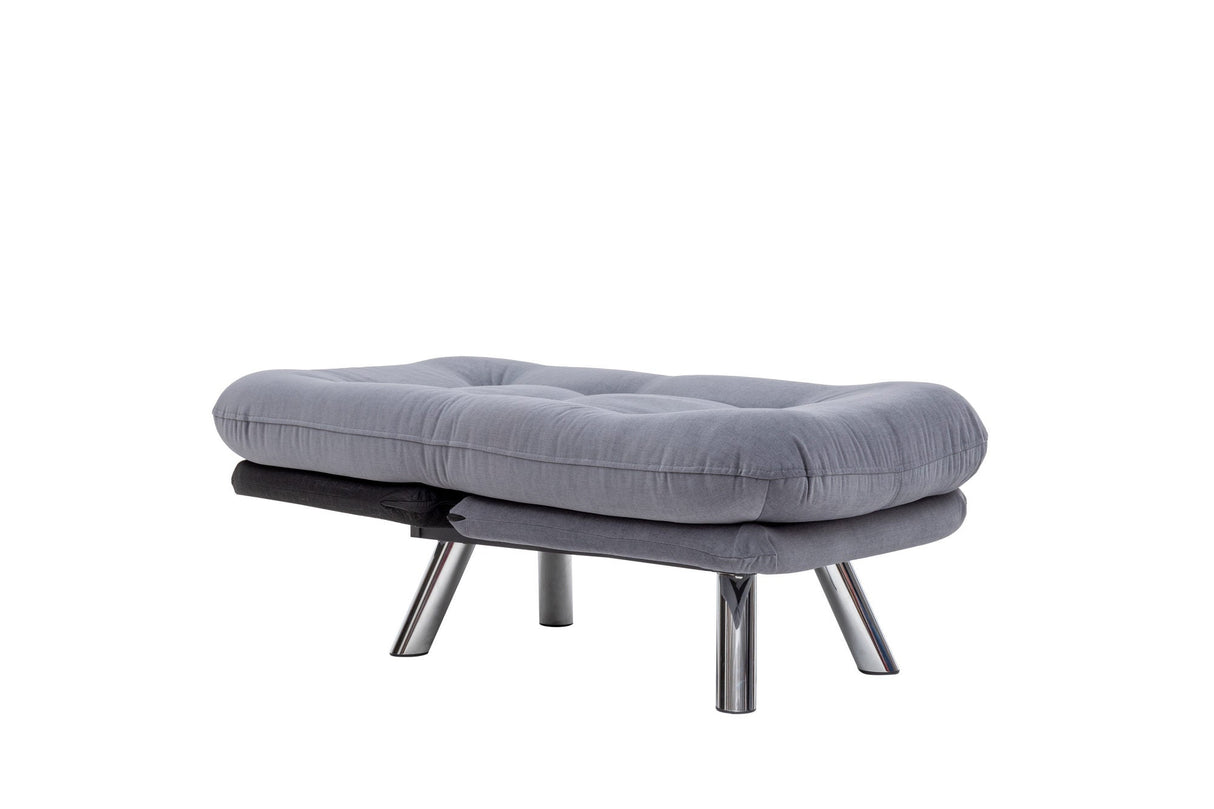 Fotoliu extensibil Misa Small Solo, Diverse culori, 70x52x40 cm - Gri | SKU: 859FTN2321 | Fotoliu extensibil Misa Small Solo, 70x52x40 cm, varianta Gri, produs pentru amenajarea locuinței, disponibil online în România la CasaMob