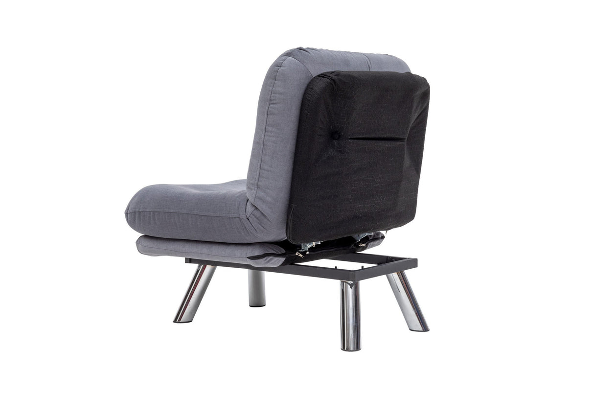 Fotoliu extensibil Misa Small Solo, Diverse culori, 70x52x40 cm - Gri | SKU: 859FTN2321 | Fotoliu extensibil Misa Small Solo, 70x52x40 cm, varianta Gri, produs pentru amenajarea locuinței, disponibil online în România la CasaMob