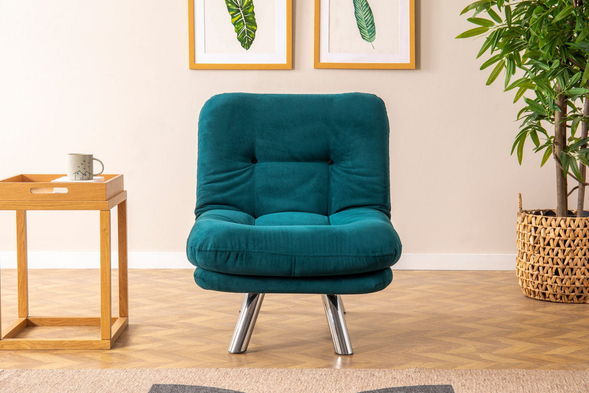 Fotoliu extensibil Misa Small Solo, Diverse culori, 70x52x40 cm - Petrol green | SKU: 859FTN2322 | Fotoliu extensibil Misa Small Solo, 70x52x40 cm, varianta Petrol green, produs pentru amenajarea locuinței, disponibil online în România la CasaMob