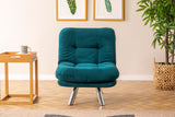 Fotoliu extensibil Misa Small Solo, Diverse culori, 70x52x40 cm - Petrol green | SKU: 859FTN2322 | Fotoliu extensibil Misa Small Solo, 70x52x40 cm, varianta Petrol green, produs pentru amenajarea locuinței, disponibil online în România la CasaMob