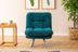 Petrol green | SKU: 859FTN2322 | Fotoliu extensibil Misa Small Solo, 70x52x40 cm, varianta Petrol green, produs pentru amenajarea locuinței, disponibil online în România la CasaMob