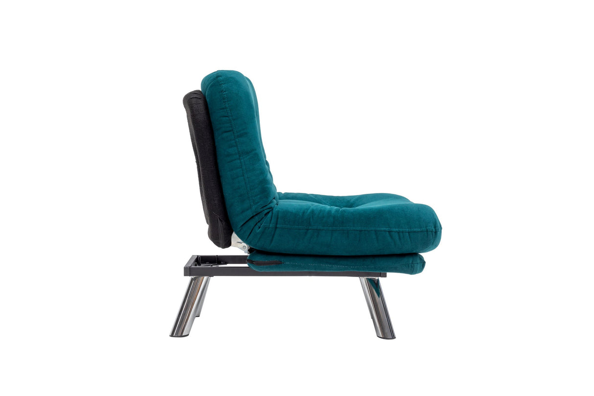 Fotoliu extensibil Misa Small Solo, Diverse culori, 70x52x40 cm - Petrol green | SKU: 859FTN2322 | Fotoliu extensibil Misa Small Solo, 70x52x40 cm, varianta Petrol green, produs pentru amenajarea locuinței, disponibil online în România la CasaMob