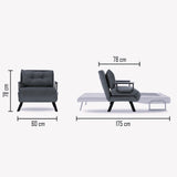 Fotoliu extensibil Sando Single, Diverse culori, Diverse dimensiuni - Maro - 60x50x41 cm | SKU: 859FTN2325 | Fotoliu extensibil Sando Single, varianta Maro - 60x50x41 cm, produs pentru amenajarea locuinței, disponibil online în România la CasaMob