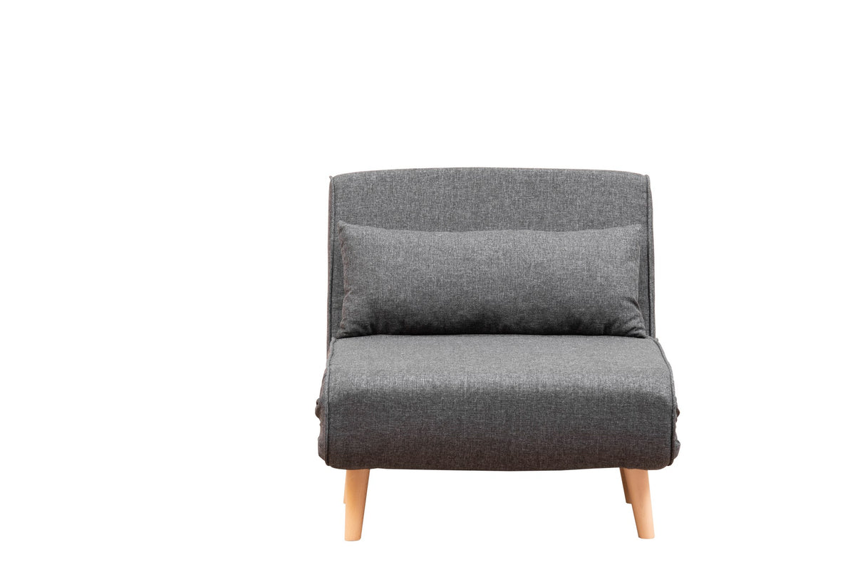 Fotoliu extensibil Folde Single, Diverse culori, 80x50x42 cm - Gri închis | SKU: 859FTN2328 | Fotoliu extensibil Folde Single, 80x50x42 cm, varianta Gri închis, produs pentru amenajarea locuinței, disponibil online în România la CasaMob
