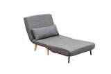 Fotoliu extensibil Folde Single, Diverse culori, 80x50x42 cm - Gri închis | SKU: 859FTN2328 | Fotoliu extensibil Folde Single, 80x50x42 cm, varianta Gri închis, produs pentru amenajarea locuinței, disponibil online în România la CasaMob