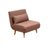 Fotoliu extensibil Folde Single, Diverse culori, 80x50x42 cm - Maro | SKU: 859FTN2329 | Fotoliu extensibil Folde Single, 80x50x42 cm, varianta Maro, produs pentru amenajarea locuinței, disponibil online în România la CasaMob