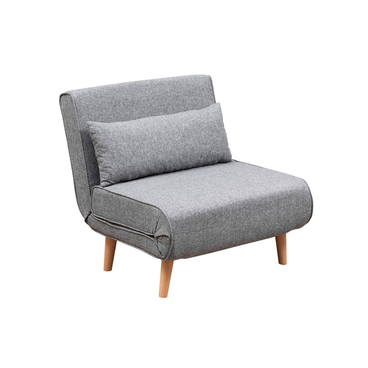 Fotoliu extensibil Folde Single, Diverse culori, 80x50x42 cm - Gri deschis | SKU: 859FTN2330 | Fotoliu extensibil Folde Single, 80x50x42 cm, varianta Gri deschis, produs pentru amenajarea locuinței, disponibil online în România la CasaMob