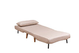 Fotoliu extensibil Folde Single, Diverse culori, 80x50x42 cm - Crem | SKU: 859FTN2331 | Fotoliu extensibil Folde Single, 80x50x42 cm, varianta Crem, produs pentru amenajarea locuinței, disponibil online în România la CasaMob