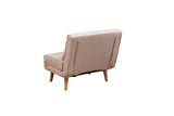 Fotoliu extensibil Folde Single, Diverse culori, 80x50x42 cm - Crem | SKU: 859FTN2331 | Fotoliu extensibil Folde Single, 80x50x42 cm, varianta Crem, produs pentru amenajarea locuinței, disponibil online în România la CasaMob