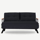 Canapea extensibilă 2 locuri Sando, Diverse culori, 133x50x41 cm - Negru | SKU: 859FTN2706 | Canapea extensibilă 2 locuri Sando, 133x50x41 cm, varianta Negru, produs pentru amenajarea locuinței, disponibil online în România la CasaMob