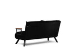 Canapea extensibilă 2 locuri Sando, Diverse culori, 133x50x41 cm - Negru | SKU: 859FTN2706 | Canapea extensibilă 2 locuri Sando, 133x50x41 cm, varianta Negru, produs pentru amenajarea locuinței, disponibil online în România la CasaMob
