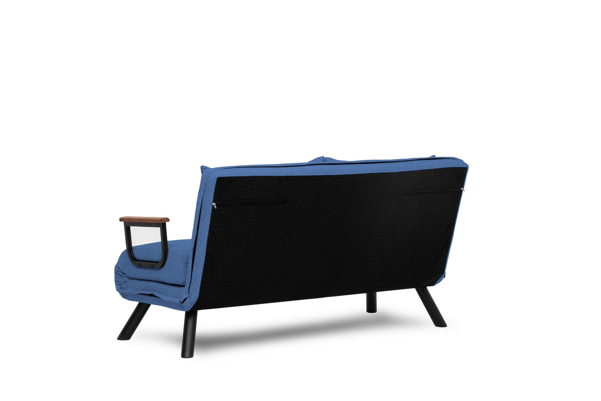 Canapea extensibilă 2 locuri Sando, Diverse culori, 133x50x41 cm - Albastru | SKU: 859FTN2707 | Canapea extensibilă 2 locuri Sando, 133x50x41 cm, varianta Albastru, produs pentru amenajarea locuinței, disponibil online în România la CasaMob