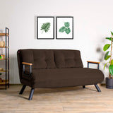 Canapea extensibilă 2 locuri Sando, Diverse culori, 133x50x41 cm - Maro | SKU: 859FTN2708 | Canapea extensibilă 2 locuri Sando, 133x50x41 cm, varianta Maro, produs pentru amenajarea locuinței, disponibil online în România la CasaMob