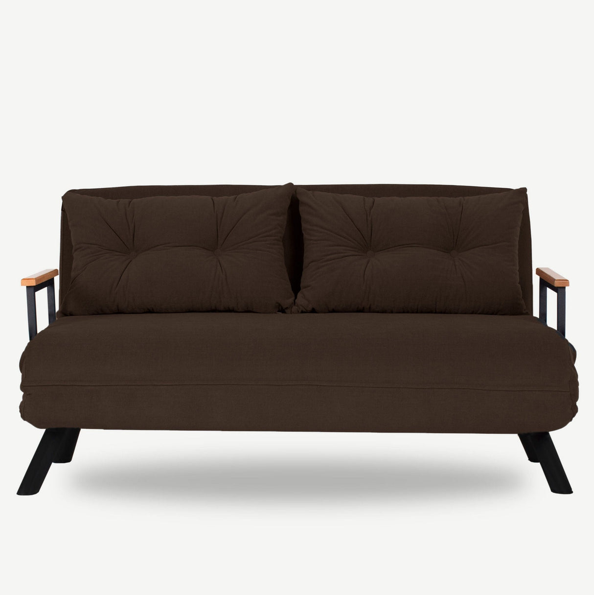 Canapea extensibilă 2 locuri Sando, Diverse culori, 133x50x41 cm - Maro | SKU: 859FTN2708 | Canapea extensibilă 2 locuri Sando, 133x50x41 cm, varianta Maro, produs pentru amenajarea locuinței, disponibil online în România la CasaMob