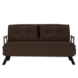 Canapea extensibilă 2 locuri Sando, Diverse culori, 133x50x41 cm - Maro | SKU: 859FTN2708 | Canapea extensibilă 2 locuri Sando, 133x50x41 cm, varianta Maro, produs pentru amenajarea locuinței, disponibil online în România la CasaMob