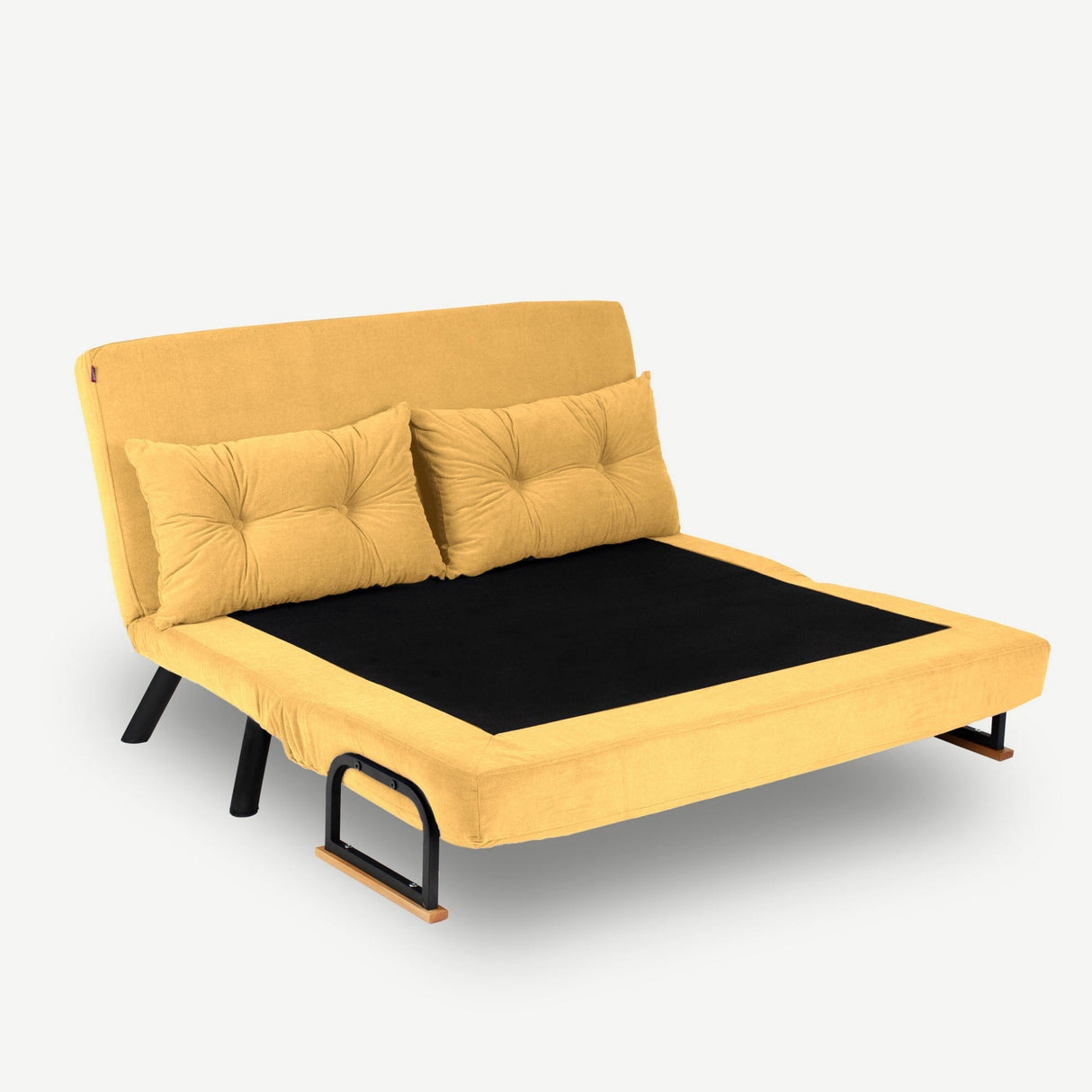 Canapea extensibilă 2 locuri Sando, Diverse culori, 133x50x41 cm - Muștar | SKU: 859FTN2709 | Canapea extensibilă 2 locuri Sando, 133x50x41 cm, varianta Muștar, produs pentru amenajarea locuinței, disponibil online în România la CasaMob