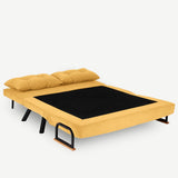 Canapea extensibilă 2 locuri Sando, Diverse culori, 133x50x41 cm - Muștar | SKU: 859FTN2709 | Canapea extensibilă 2 locuri Sando, 133x50x41 cm, varianta Muștar, produs pentru amenajarea locuinței, disponibil online în România la CasaMob
