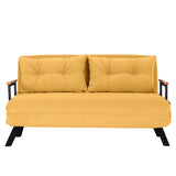 Canapea extensibilă 2 locuri Sando, Diverse culori, 133x50x41 cm - Muștar | SKU: 859FTN2709 | Canapea extensibilă 2 locuri Sando, 133x50x41 cm, varianta Muștar, produs pentru amenajarea locuinței, disponibil online în România la CasaMob