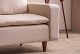 Canapea fixă 2 locuri Lungo, Diverse culori, 150x52x46 cm - Crem | SKU: 859FTN2711 | Canapea fixă 2 locuri Lungo, 150x52x46 cm, varianta Crem, produs pentru amenajarea locuinței, disponibil online în România la CasaMob