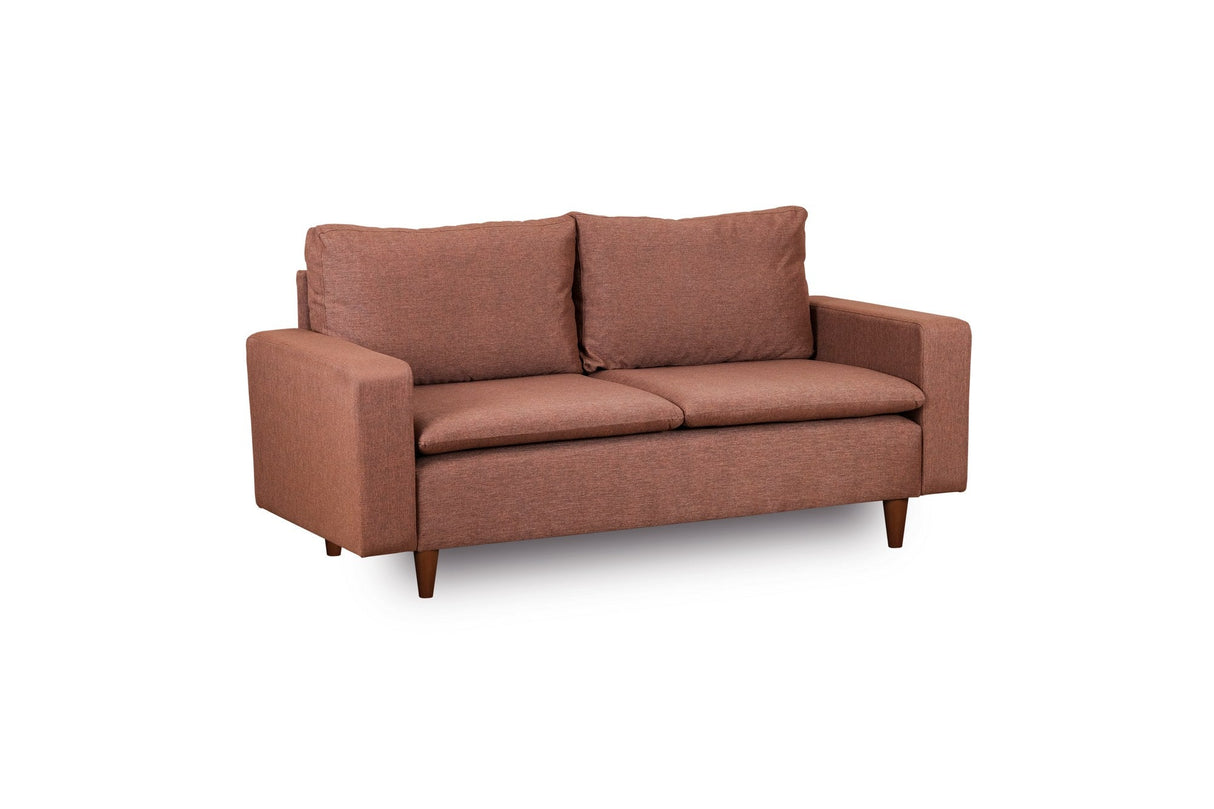 Canapea fixă 2 locuri Lungo, Diverse culori, 150x52x46 cm - Maro deschis | SKU: 859FTN2712 | Canapea fixă 2 locuri Lungo, 150x52x46 cm, varianta Maro deschis, produs pentru amenajarea locuinței, disponibil online în România la CasaMob