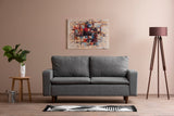 Canapea fixă 2 locuri Lungo, Diverse culori, 150x52x46 cm - Gri deschis | SKU: 859FTN2713 | Canapea fixă 2 locuri Lungo, 150x52x46 cm, varianta Gri deschis, produs pentru amenajarea locuinței, disponibil online în România la CasaMob