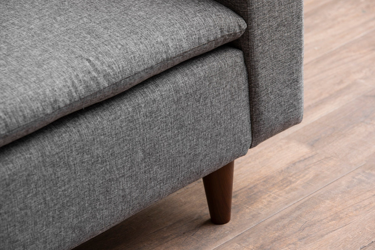 Canapea fixă 2 locuri Lungo, Diverse culori, 150x52x46 cm - Gri deschis | SKU: 859FTN2713 | Canapea fixă 2 locuri Lungo, 150x52x46 cm, varianta Gri deschis, produs pentru amenajarea locuinței, disponibil online în România la CasaMob