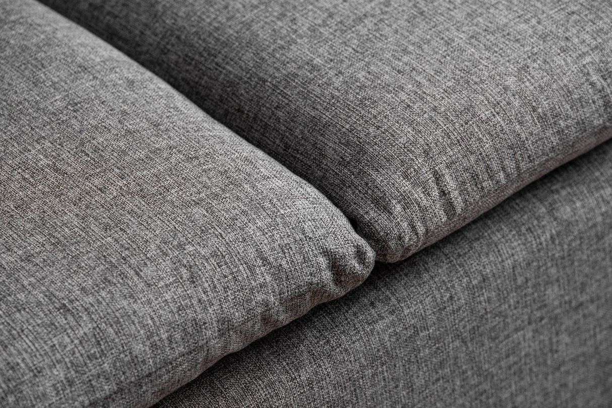 Canapea fixă 2 locuri Lungo, Diverse culori, 150x52x46 cm - Gri deschis | SKU: 859FTN2713 | Canapea fixă 2 locuri Lungo, 150x52x46 cm, varianta Gri deschis, produs pentru amenajarea locuinței, disponibil online în România la CasaMob