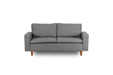 Canapea fixă 2 locuri Lungo, Diverse culori, 150x52x46 cm - Gri deschis | SKU: 859FTN2713 | Canapea fixă 2 locuri Lungo, 150x52x46 cm, varianta Gri deschis, produs pentru amenajarea locuinței, disponibil online în România la CasaMob