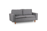 Canapea fixă 2 locuri Lungo, Diverse culori, 150x52x46 cm - Gri deschis | SKU: 859FTN2713 | Canapea fixă 2 locuri Lungo, 150x52x46 cm, varianta Gri deschis, produs pentru amenajarea locuinței, disponibil online în România la CasaMob