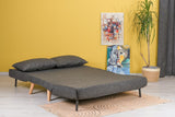 Canapea extensibilă 2 locuri Folde, Diverse culori, 120x80x79 cm - Gri închis | SKU: 859FTN2714 | Canapea extensibilă 2 locuri Folde, 120x80x79 cm, varianta Gri închis, produs pentru amenajarea locuinței, disponibil online în România la CasaMob