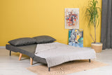 Canapea extensibilă 2 locuri Folde, Diverse culori, 120x80x79 cm - Gri închis | SKU: 859FTN2714 | Canapea extensibilă 2 locuri Folde, 120x80x79 cm, varianta Gri închis, produs pentru amenajarea locuinței, disponibil online în România la CasaMob