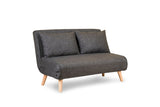 Canapea extensibilă 2 locuri Folde, Diverse culori, 120x80x79 cm - Gri închis | SKU: 859FTN2714 | Canapea extensibilă 2 locuri Folde, 120x80x79 cm, varianta Gri închis, produs pentru amenajarea locuinței, disponibil online în România la CasaMob