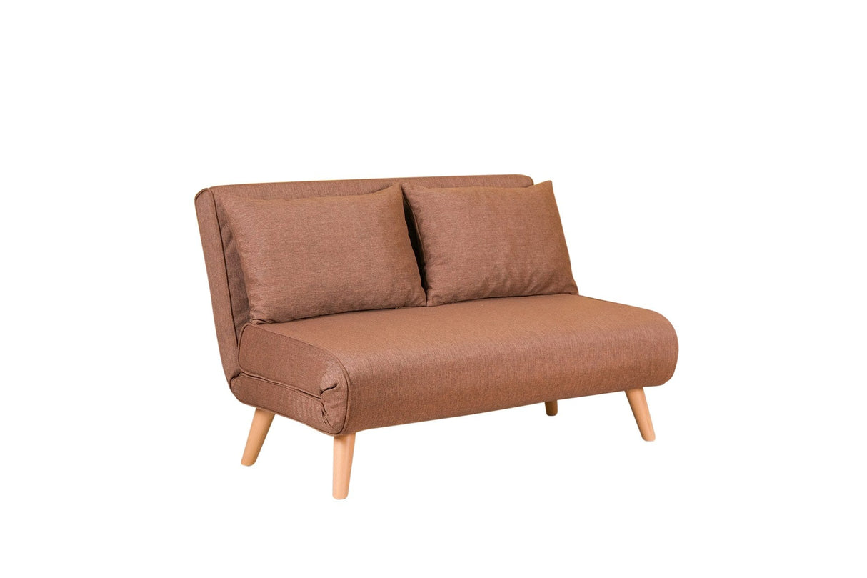 Canapea extensibilă 2 locuri Folde, Diverse culori, 120x80x79 cm - Maro | SKU: 859FTN2715 | Canapea extensibilă 2 locuri Folde, 120x80x79 cm, varianta Maro, produs pentru amenajarea locuinței, disponibil online în România la CasaMob