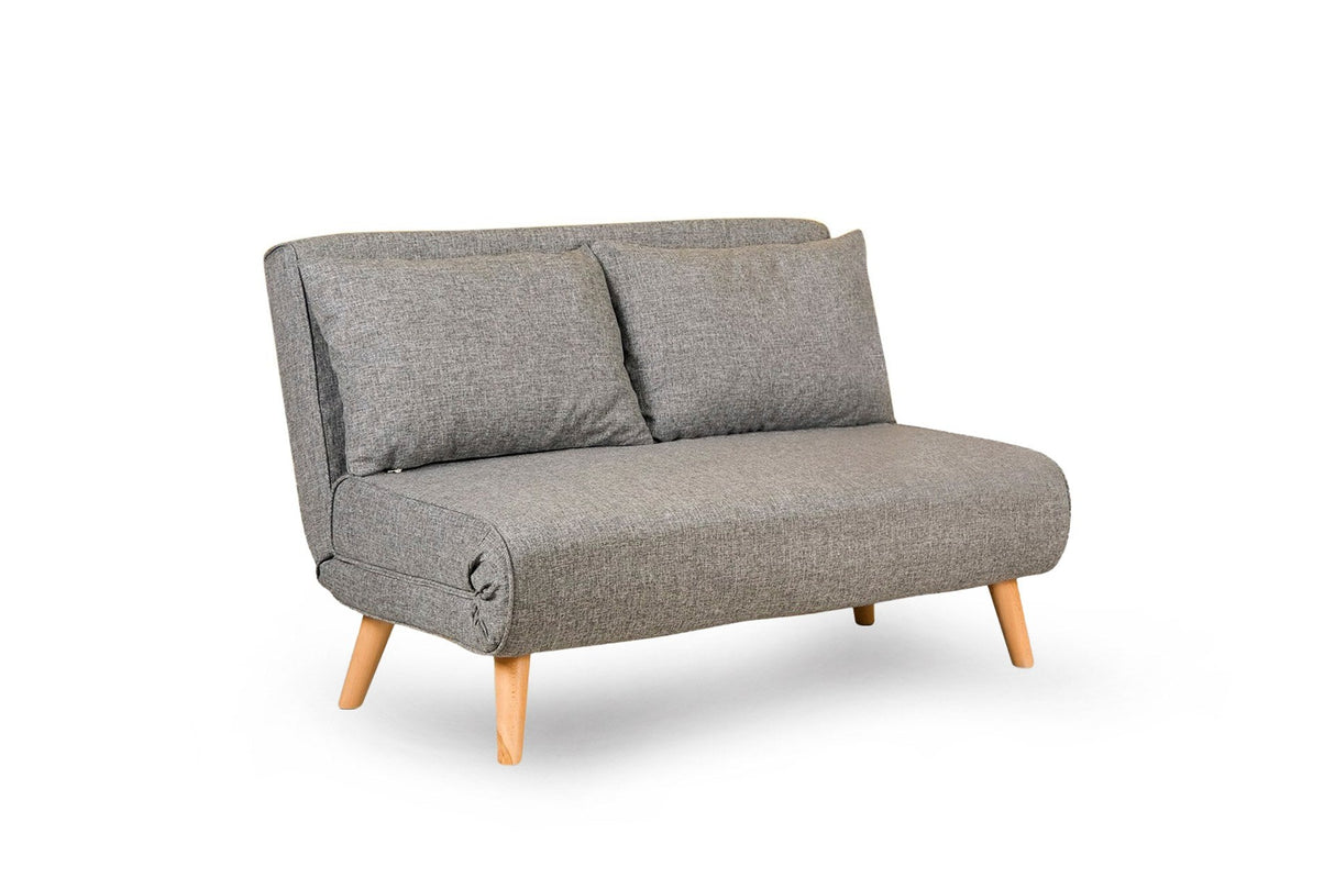 Canapea extensibilă 2 locuri Folde, Diverse culori, 120x80x79 cm - Gri deschis | SKU: 859FTN2716 | Canapea extensibilă 2 locuri Folde, 120x80x79 cm, varianta Gri deschis, produs pentru amenajarea locuinței, disponibil online în România la CasaMob
