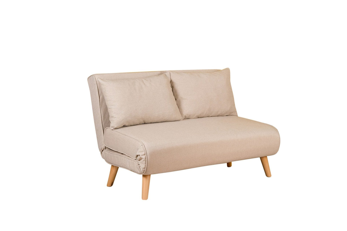 Canapea extensibilă 2 locuri Folde, Diverse culori, 120x80x79 cm - Crem | SKU: 859FTN2717 | Canapea extensibilă 2 locuri Folde, 120x80x79 cm, varianta Crem, produs pentru amenajarea locuinței, disponibil online în România la CasaMob