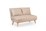 Canapea extensibilă 2 locuri Folde, Diverse culori, 120x80x79 cm - Crem | SKU: 859FTN2717 | Canapea extensibilă 2 locuri Folde, 120x80x79 cm, varianta Crem, produs pentru amenajarea locuinței, disponibil online în România la CasaMob
