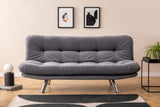 Canapea extensibilă 3 locuri Misa, Diverse culori, 175x52x40 cm - Gri mediu | SKU: 859FTN2802 | Canapea extensibilă 3 locuri Misa, 175x52x40 cm, varianta Gri mediu, produs pentru amenajarea locuinței, disponibil online în România la CasaMob