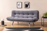 Canapea extensibilă 3 locuri Misa, Diverse culori, 175x52x40 cm - Gri mediu | SKU: 859FTN2802 | Canapea extensibilă 3 locuri Misa, 175x52x40 cm, varianta Gri mediu, produs pentru amenajarea locuinței, disponibil online în România la CasaMob