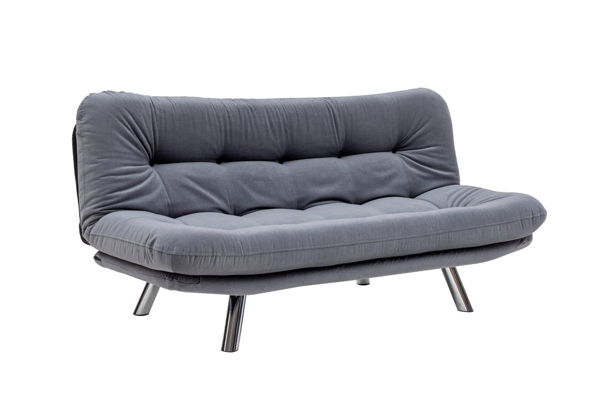 Canapea extensibilă 3 locuri Misa, Diverse culori, 175x52x40 cm - Gri mediu | SKU: 859FTN2802 | Canapea extensibilă 3 locuri Misa, 175x52x40 cm, varianta Gri mediu, produs pentru amenajarea locuinței, disponibil online în România la CasaMob