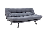 Canapea extensibilă 3 locuri Misa, Diverse culori, 175x52x40 cm - Gri mediu | SKU: 859FTN2802 | Canapea extensibilă 3 locuri Misa, 175x52x40 cm, varianta Gri mediu, produs pentru amenajarea locuinței, disponibil online în România la CasaMob