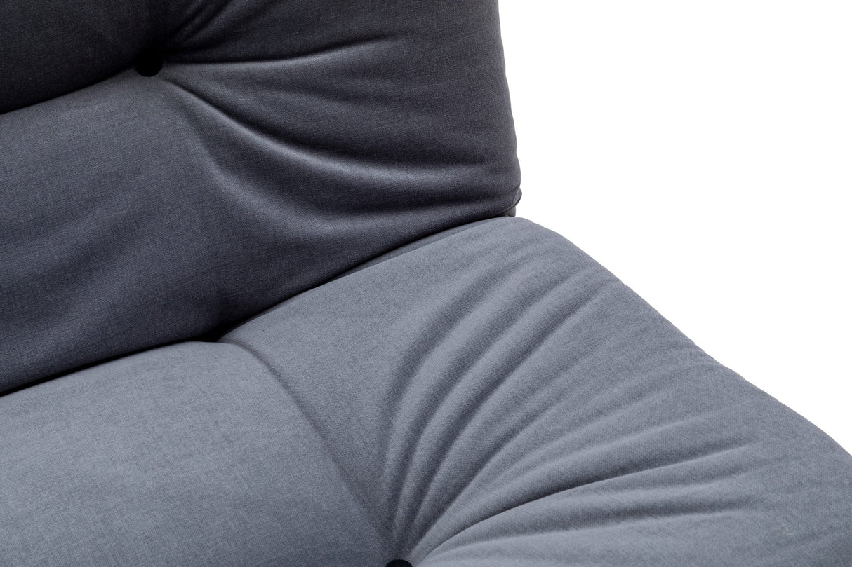 Canapea extensibilă 3 locuri Misa, Diverse culori, 175x52x40 cm - Gri mediu | SKU: 859FTN2802 | Canapea extensibilă 3 locuri Misa, 175x52x40 cm, varianta Gri mediu, produs pentru amenajarea locuinței, disponibil online în România la CasaMob